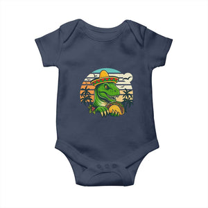 Funny Tacos Dinosaur Baby Onesie Mexican Food Lover Gift TS12 Navy Print Your Wear