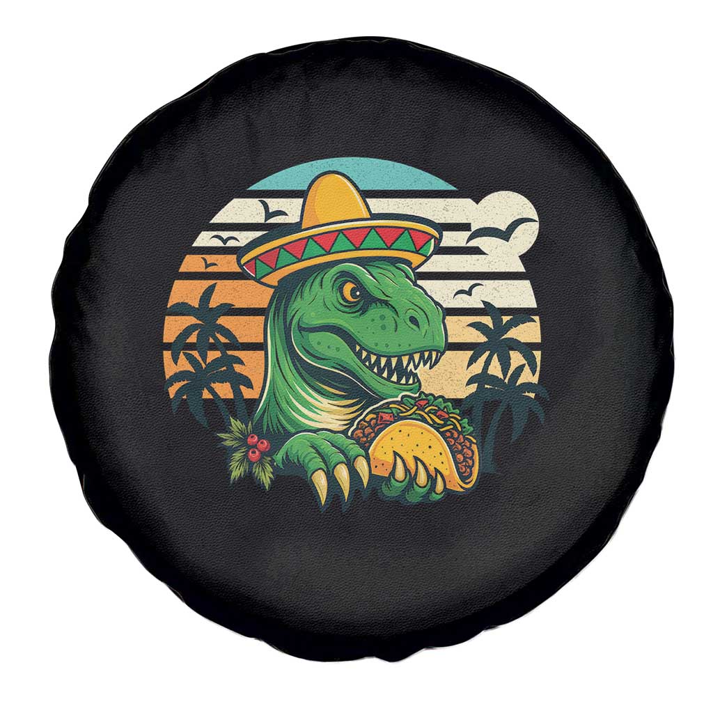 Funny Tacos Dinosaur Spare Tire Cover Mexican Food Lover Gift TS12 Print Your Wear