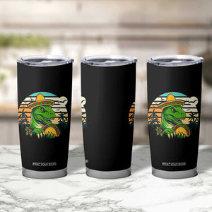 Funny Tacos Dinosaur Tumbler Cup Mexican Food Lover Gift TS12 Print Your Wear