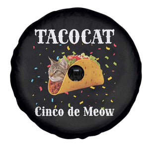 Funny Taco Cat Cinco De Meow Spare Tire Cover Mexican Food Lover Gift TS12 Print Your Wear