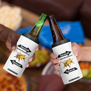 Funny Tacocat Spelled Backward Is Tacocat 4 in 1 Can Cooler Tumbler Mexican Food Lover Gift TS12 Print Your Wear