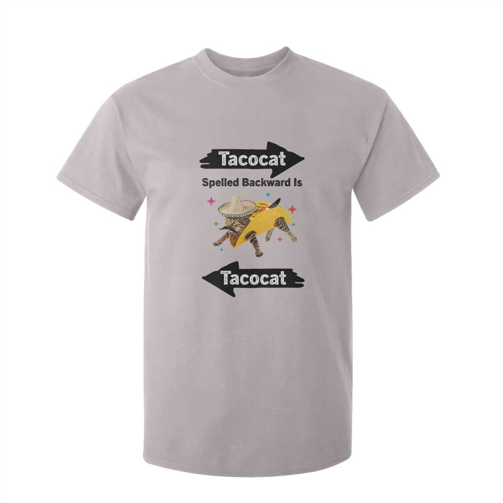 Funny Tacocat Spelled Backward Is Tacocat T Shirt For Kid Mexican Food Lover Gift TS12 Ice Gray Print Your Wear