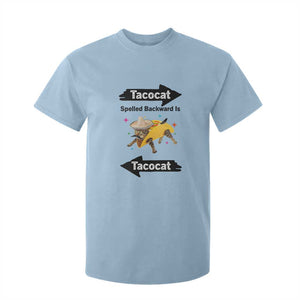 Funny Tacocat Spelled Backward Is Tacocat T Shirt For Kid Mexican Food Lover Gift TS12 Light Blue Print Your Wear