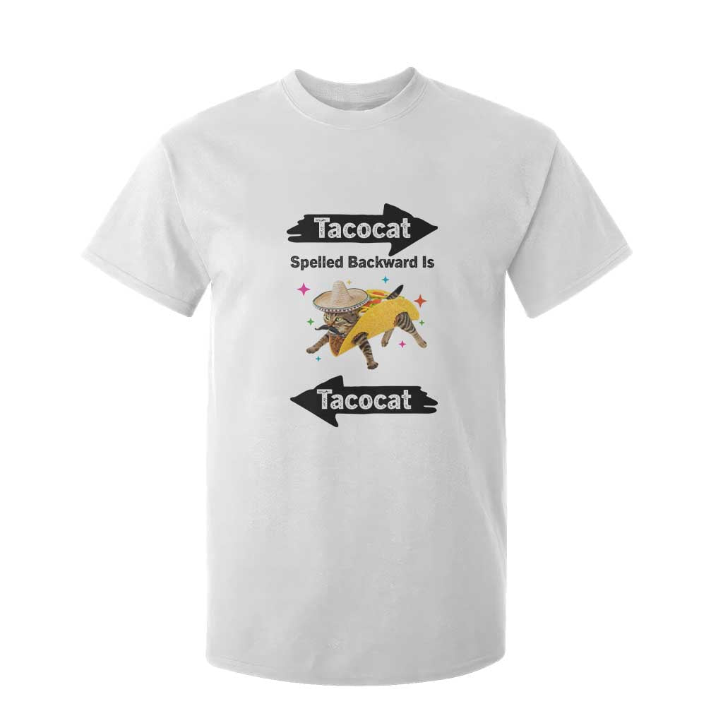 Funny Tacocat Spelled Backward Is Tacocat T Shirt For Kid Mexican Food Lover Gift TS12 White Print Your Wear