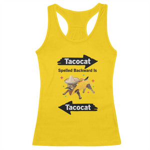 Funny Tacocat Spelled Backward Is Tacocat Racerback Tank Top Mexican Food Lover Gift TS12 Daisy Print Your Wear