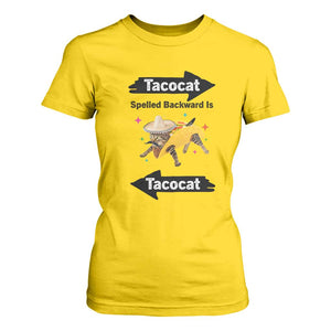 Funny Tacocat Spelled Backward Is Tacocat T Shirt For Women Mexican Food Lover Gift TS12 Daisy Print Your Wear