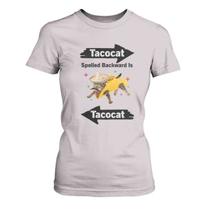Funny Tacocat Spelled Backward Is Tacocat T Shirt For Women Mexican Food Lover Gift TS12 Ice Gray Print Your Wear