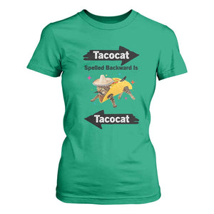 Funny Tacocat Spelled Backward Is Tacocat T Shirt For Women Mexican Food Lover Gift TS12 Irish Green Print Your Wear