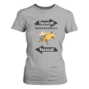Funny Tacocat Spelled Backward Is Tacocat T Shirt For Women Mexican Food Lover Gift TS12 Sport Gray Print Your Wear