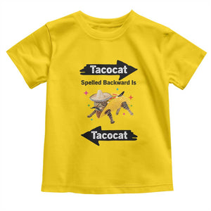 Funny Tacocat Spelled Backward Is Tacocat Toddler T Shirt Mexican Food Lover Gift TS12 Daisy Print Your Wear