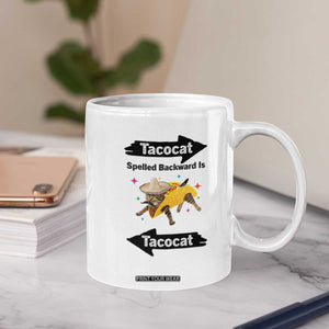 Funny Tacocat Spelled Backward Is Tacocat Coffee Mug Mexican Food Lover Gift TS12 Print Your Wear