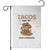 Tacos Are My Love Language Garden Flag Funny Cat Eating Taco TS12 White Print Your Wear