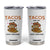 Tacos Are My Love Language Tumbler Cup Funny Cat Eating Taco TS12 White Print Your Wear