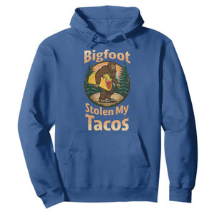 Funny Bigfoot Stole My Tacos Hoodie Sasquatch Taco Lover TS12 Royal Blue Print Your Wear