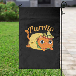 Funny Burrito Lover Gift Garden Flag Purrito Cat TS12 Print Your Wear