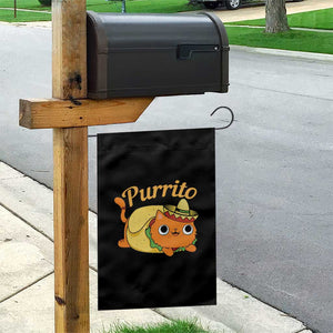 Funny Burrito Lover Gift Garden Flag Purrito Cat TS12 Print Your Wear