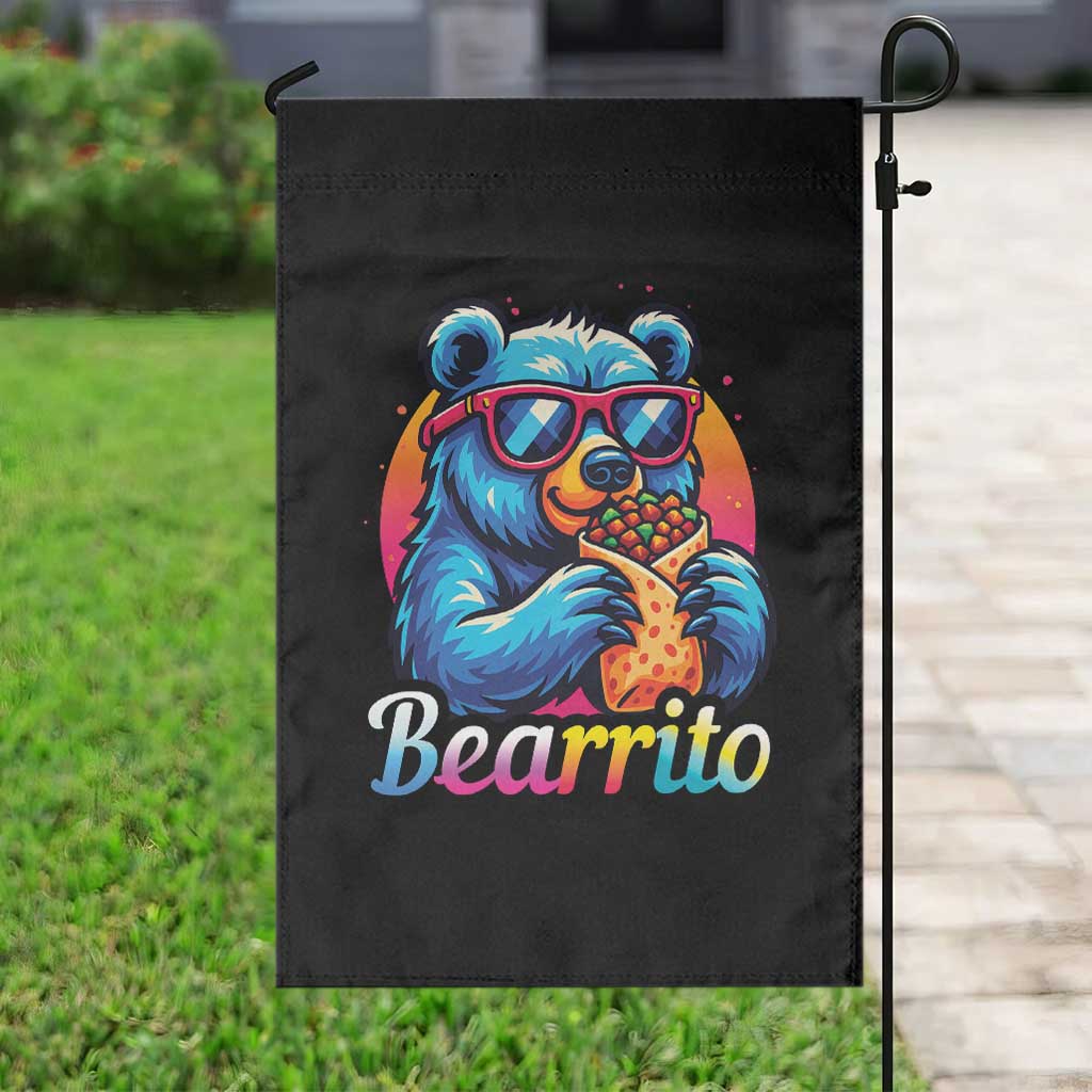 Mexican Food Lover Gift Garden Flag Funny Bearrito TS12 Print Your Wear