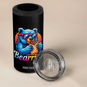 Mexican Food Lover Gift 4 in 1 Can Cooler Tumbler Funny Bearrito TS12 Print Your Wear