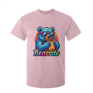Mexican Food Lover Gift T Shirt For Kid Funny Bearrito TS12 Light Pink Print Your Wear