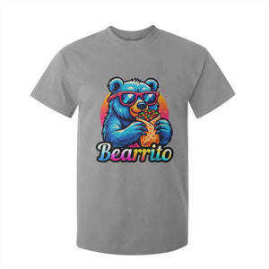 Mexican Food Lover Gift T Shirt For Kid Funny Bearrito TS12 Sport Gray Print Your Wear