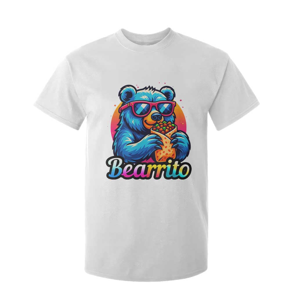 Mexican Food Lover Gift T Shirt For Kid Funny Bearrito TS12 White Print Your Wear