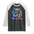 Mexican Food Lover Gift Raglan Shirt Funny Bearrito TS12 Black White Print Your Wear