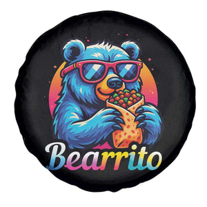 Mexican Food Lover Gift Spare Tire Cover Funny Bearrito TS12 Print Your Wear