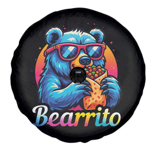 Mexican Food Lover Gift Spare Tire Cover Funny Bearrito TS12 Print Your Wear