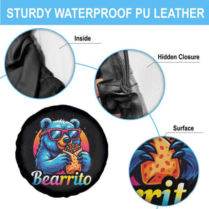Mexican Food Lover Gift Spare Tire Cover Funny Bearrito TS12 Print Your Wear