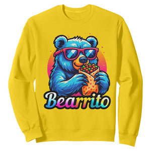 Mexican Food Lover Gift Sweatshirt Funny Bearrito TS12 Daisy Print Your Wear