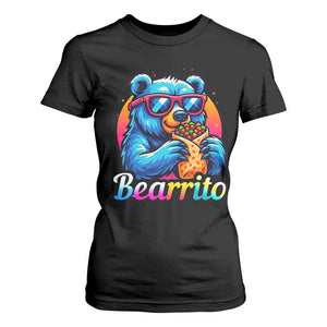 Mexican Food Lover Gift T Shirt For Women Funny Bearrito TS12 Black Print Your Wear