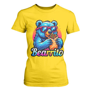 Mexican Food Lover Gift T Shirt For Women Funny Bearrito TS12 Daisy Print Your Wear