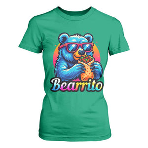 Mexican Food Lover Gift T Shirt For Women Funny Bearrito TS12 Irish Green Print Your Wear