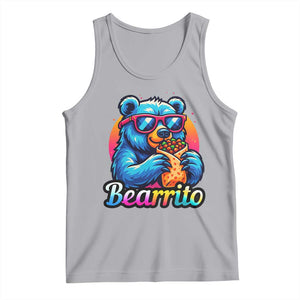 Mexican Food Lover Gift Tank Top Funny Bearrito TS12 Athletic Heather Print Your Wear
