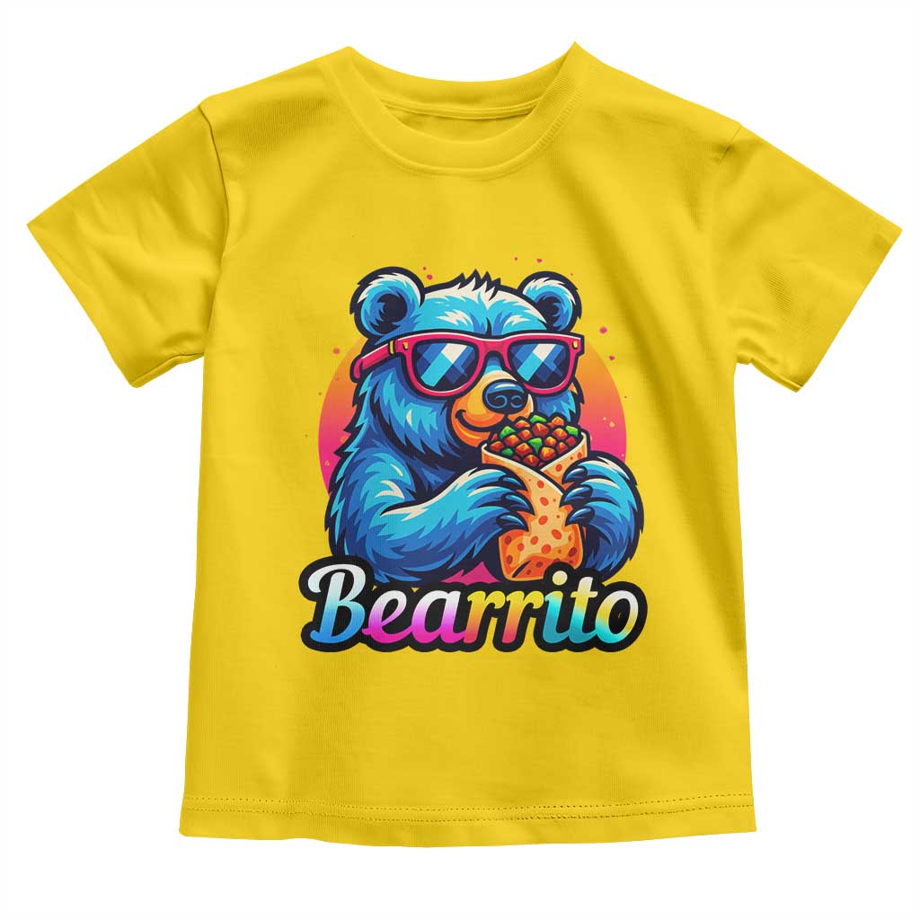 Mexican Food Lover Gift Toddler T Shirt Funny Bearrito TS12 Daisy Print Your Wear