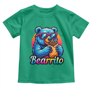 Mexican Food Lover Gift Toddler T Shirt Funny Bearrito TS12 Irish Green Print Your Wear