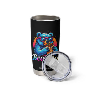 Mexican Food Lover Gift Tumbler Cup Funny Bearrito TS12 Print Your Wear