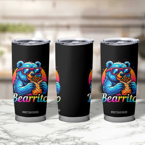 Mexican Food Lover Gift Tumbler Cup Funny Bearrito TS12 Print Your Wear
