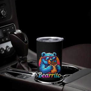 Mexican Food Lover Gift Tumbler Cup Funny Bearrito TS12 Print Your Wear