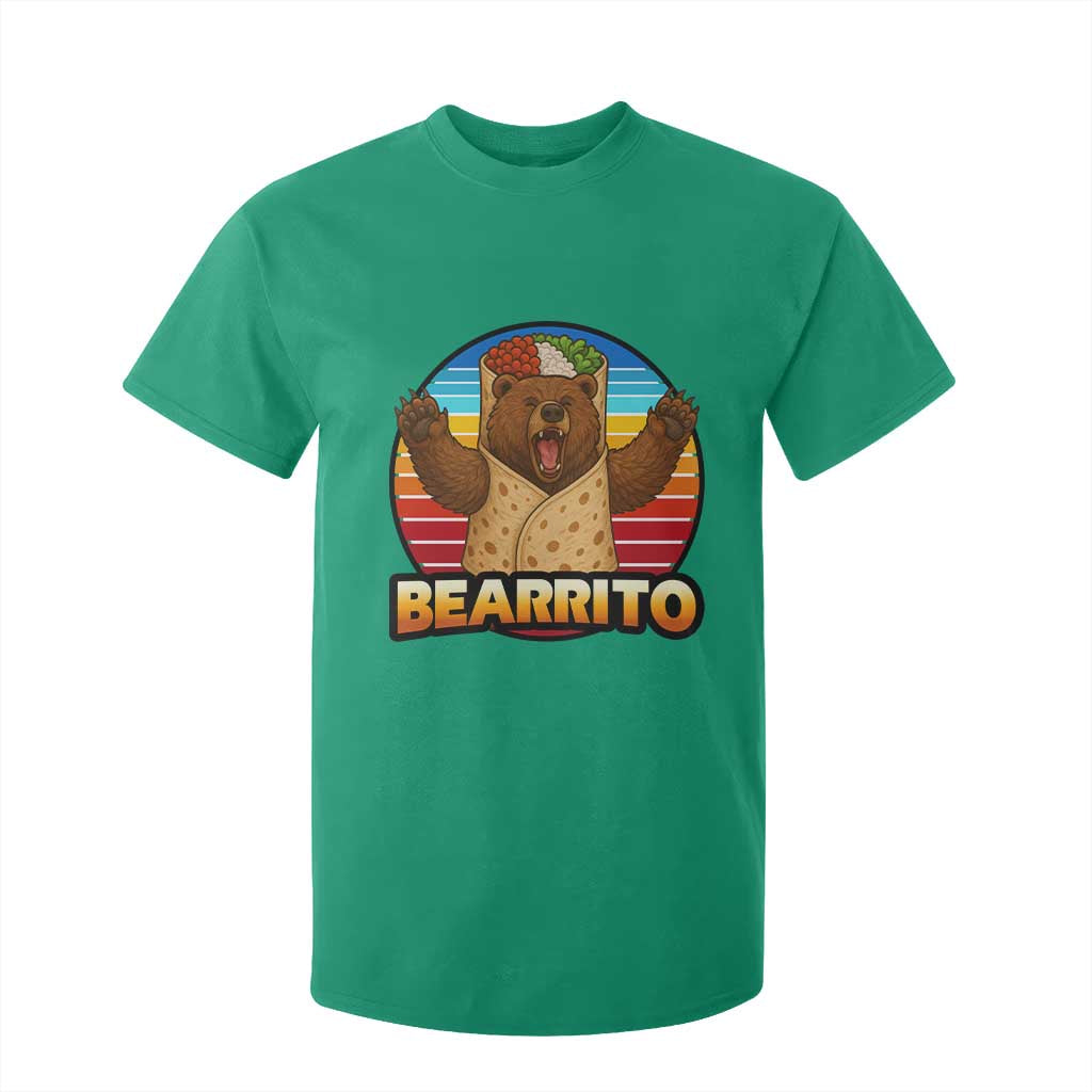 Burrito Lover Gift T Shirt For Kid Funny Bearrito TS12 Irish Green Print Your Wear