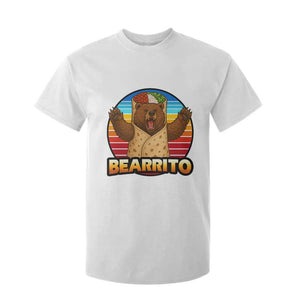 Burrito Lover Gift T Shirt For Kid Funny Bearrito TS12 White Print Your Wear
