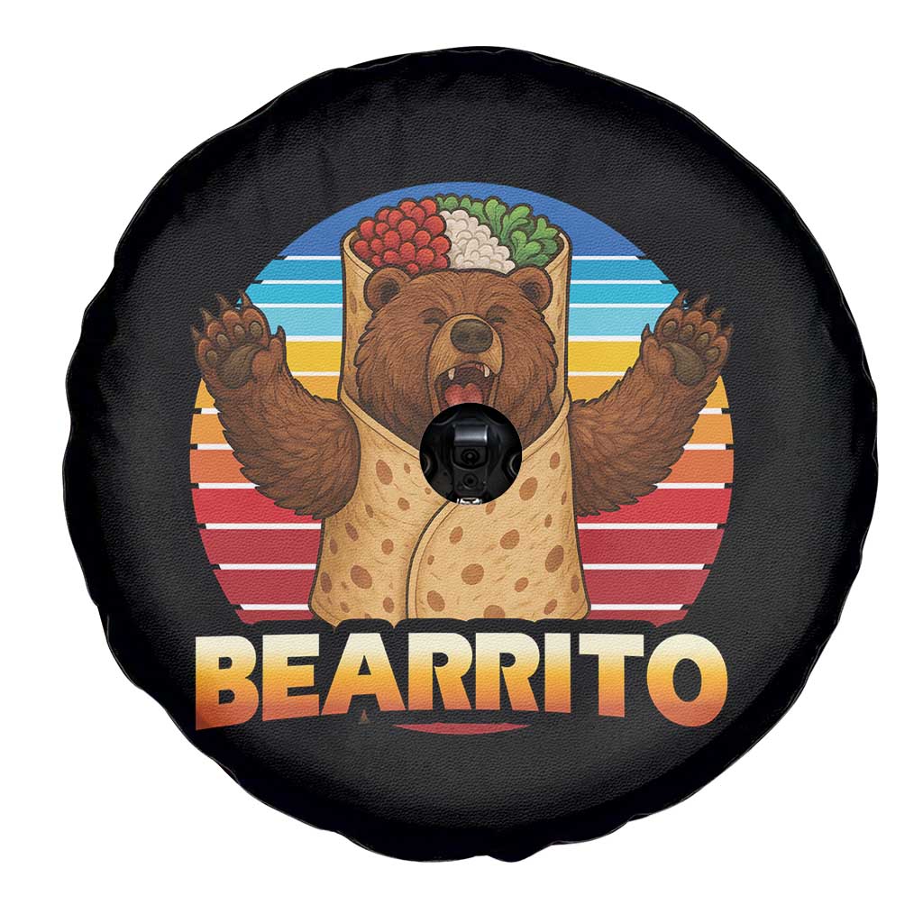 Burrito Lover Gift Spare Tire Cover Funny Bearrito TS12 Print Your Wear