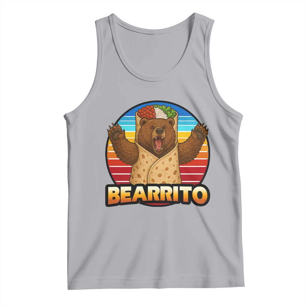 Burrito Lover Gift Tank Top Funny Bearrito TS12 Athletic Heather Print Your Wear