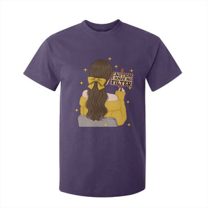 Caution I Have No Filter T Shirt For Kid Funny Sarcasm Gift TS12 Purple Print Your Wear