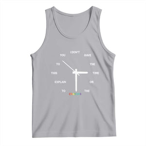 Sarcastic Work Humor Tank Top I Do Not Have The Time Or The Crayons TS12 Athletic Heather Print Your Wear