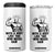 With A Body Like This Who Needs Hair 4 in 1 Can Cooler Tumbler Funny Bald Humor TS12 One Size: 16 oz White Print Your Wear