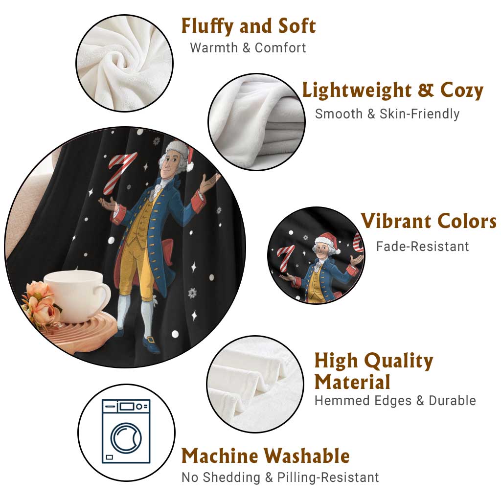 George Washington 67 Meme Throw Blanket Funny Christmas Gift TS12 Print Your Wear