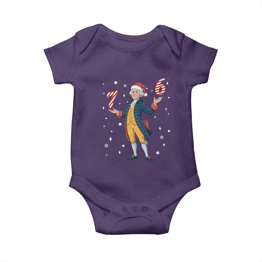 George Washington 67 Meme Baby Onesie Funny Christmas Gift TS12 Purple Print Your Wear