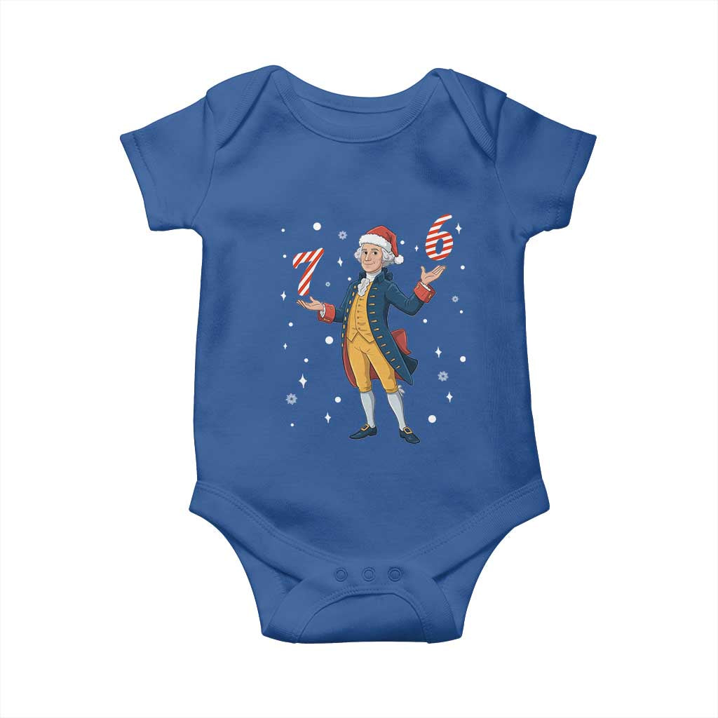 George Washington 67 Meme Baby Onesie Funny Christmas Gift TS12 Royal Blue Print Your Wear