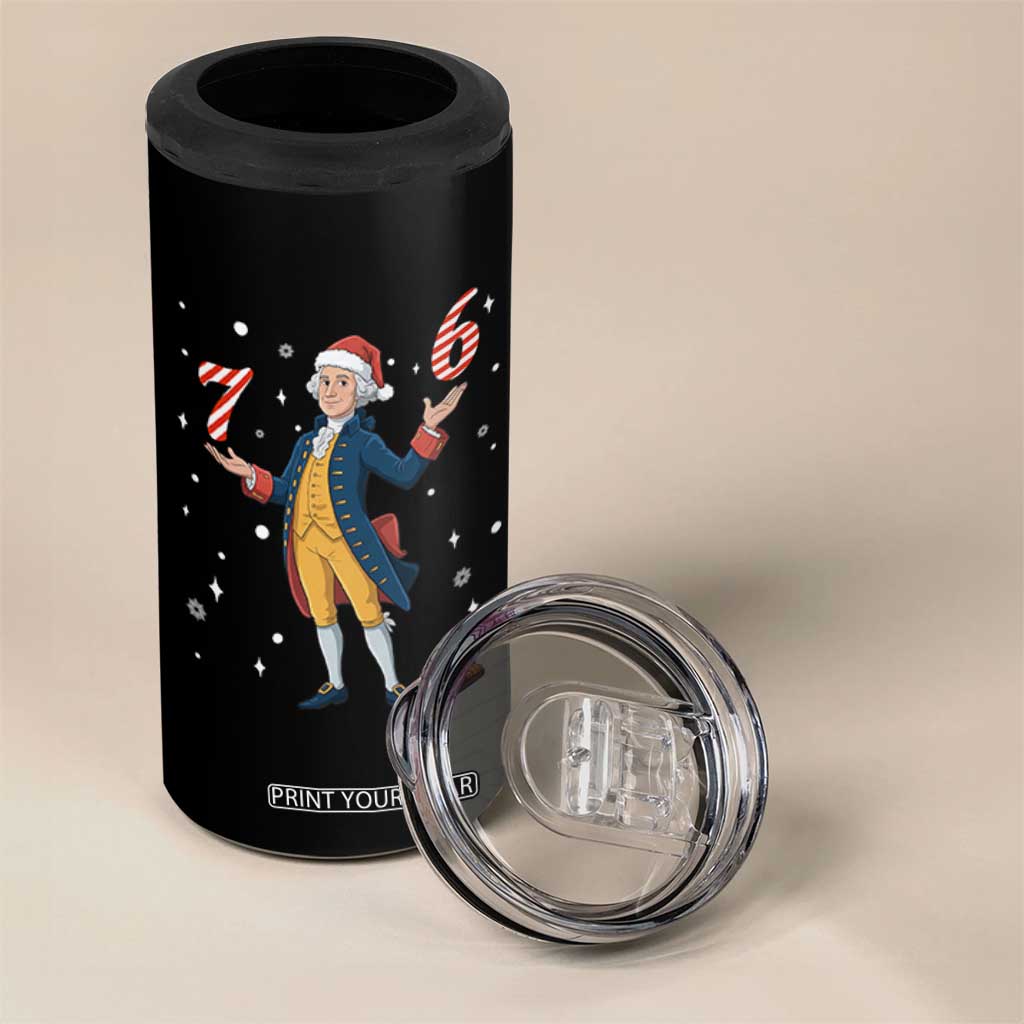 George Washington 67 Meme 4 in 1 Can Cooler Tumbler Funny Christmas Gift TS12 Print Your Wear